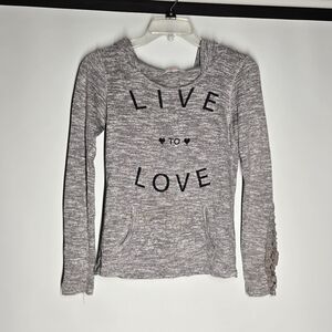 Black and Gray Crew Neck Sweater